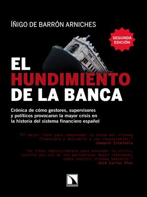 cover image of El hundimiento de la banca